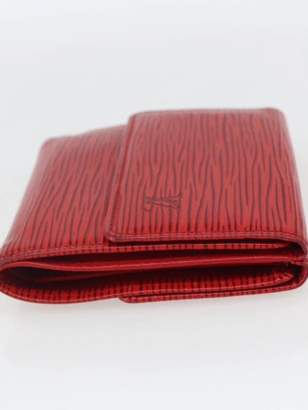 LOUIS VUITTON Porte Monnaie Billets Cartes Credit Wallet Red - Picture 7 of 15